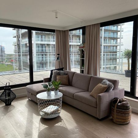 Sea View Penthouse Apartment De Panne Luaran gambar