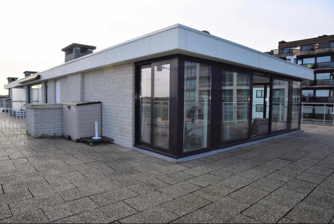 Sea View Penthouse Apartment De Panne Luaran gambar