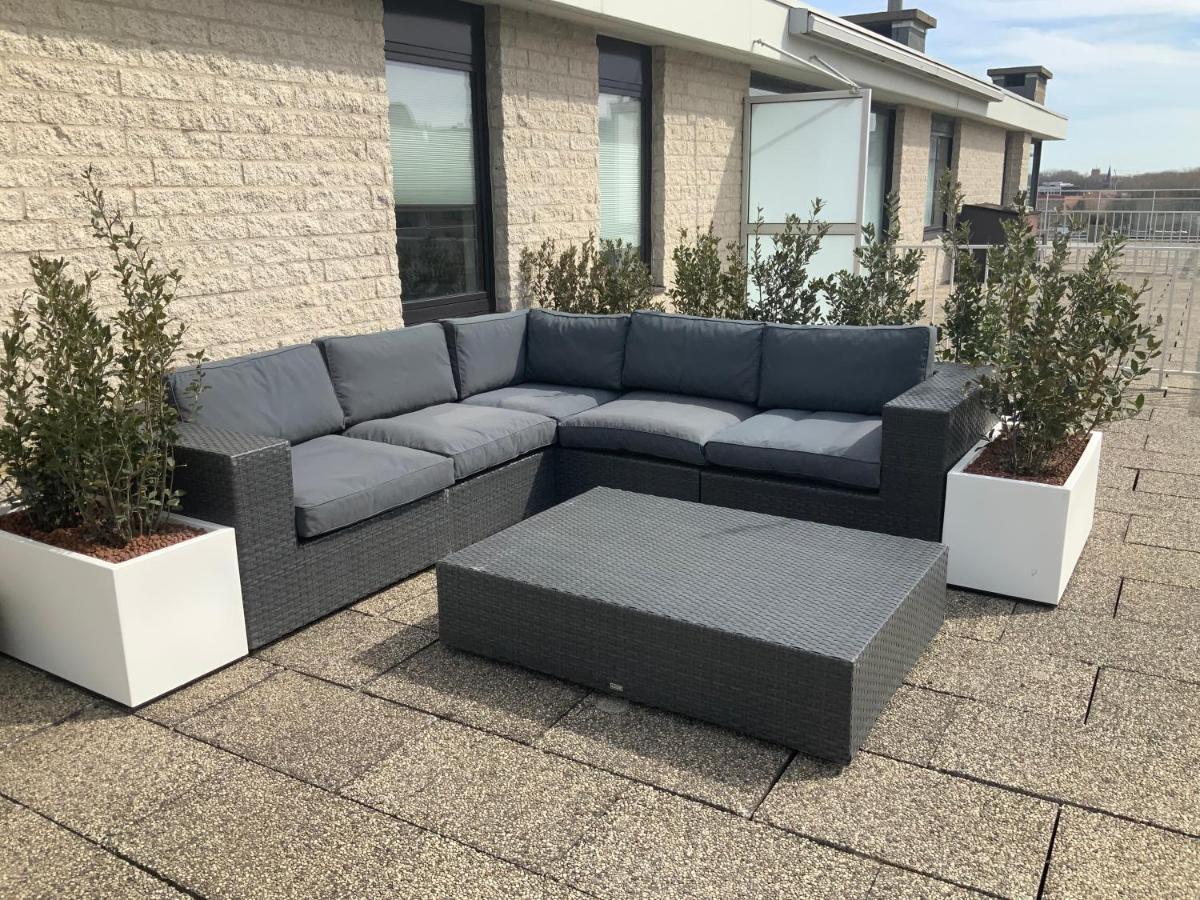Sea View Penthouse Apartment De Panne Luaran gambar