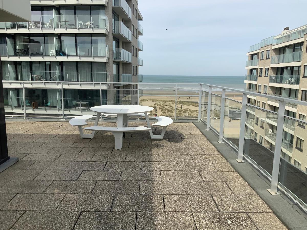 Sea View Penthouse Apartment De Panne Luaran gambar